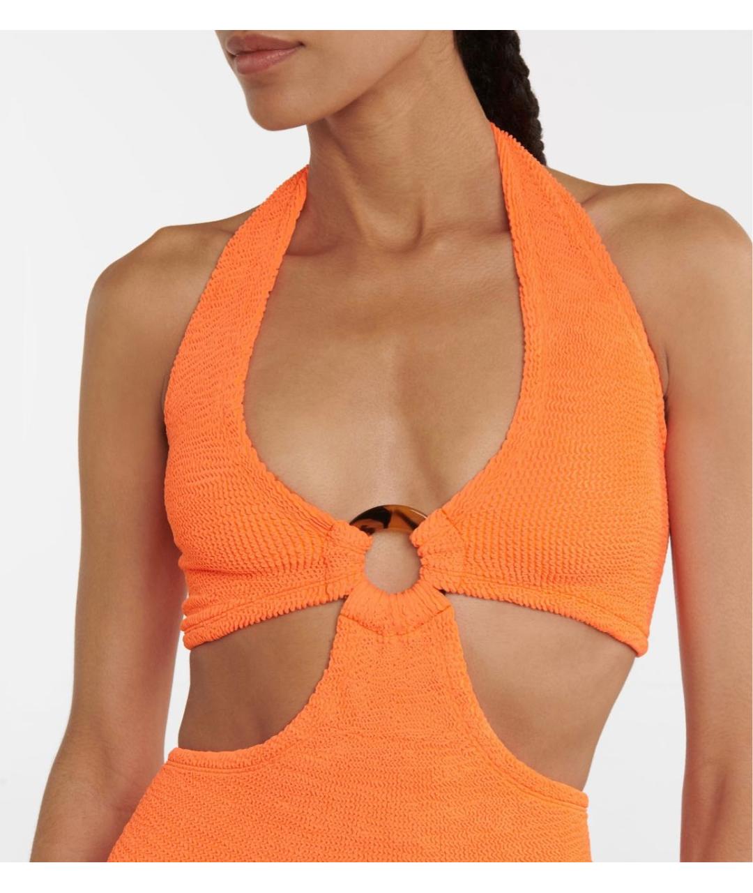 HUNZA G Оранжевый купальник, фото 6