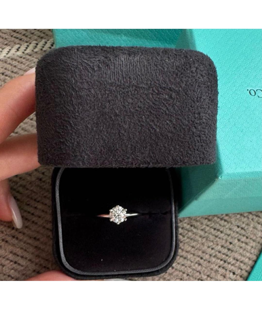 TIFFANY&CO Белое кольцо из белого золота, фото 4