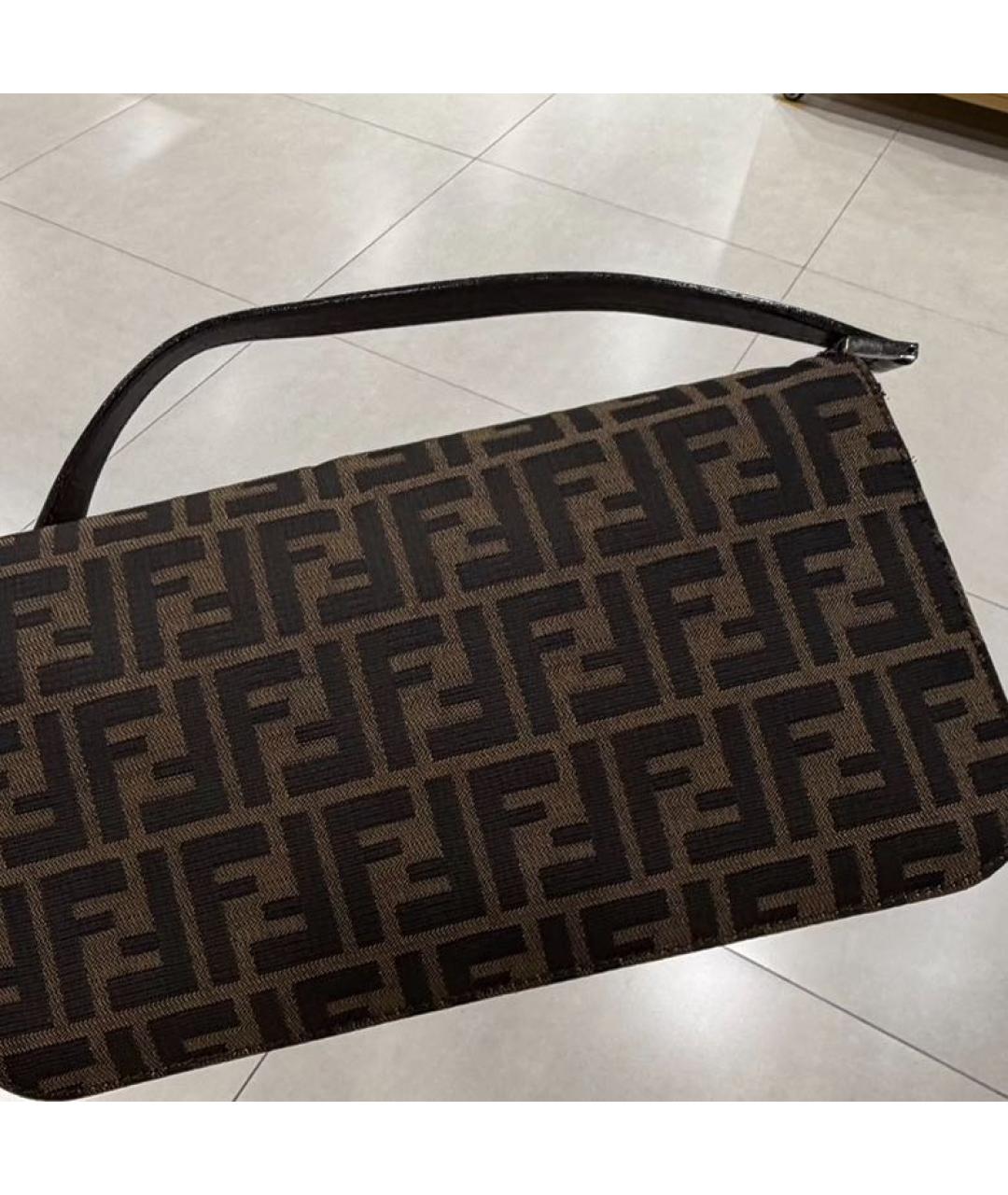 FENDI Коричневая сумка через плечо, фото 4