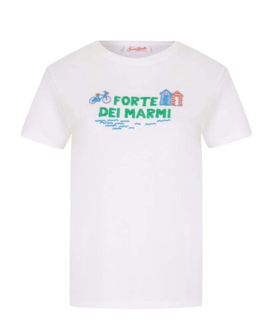 MC2 SAINT BARTH Белая хлопковая футболка, фото 1