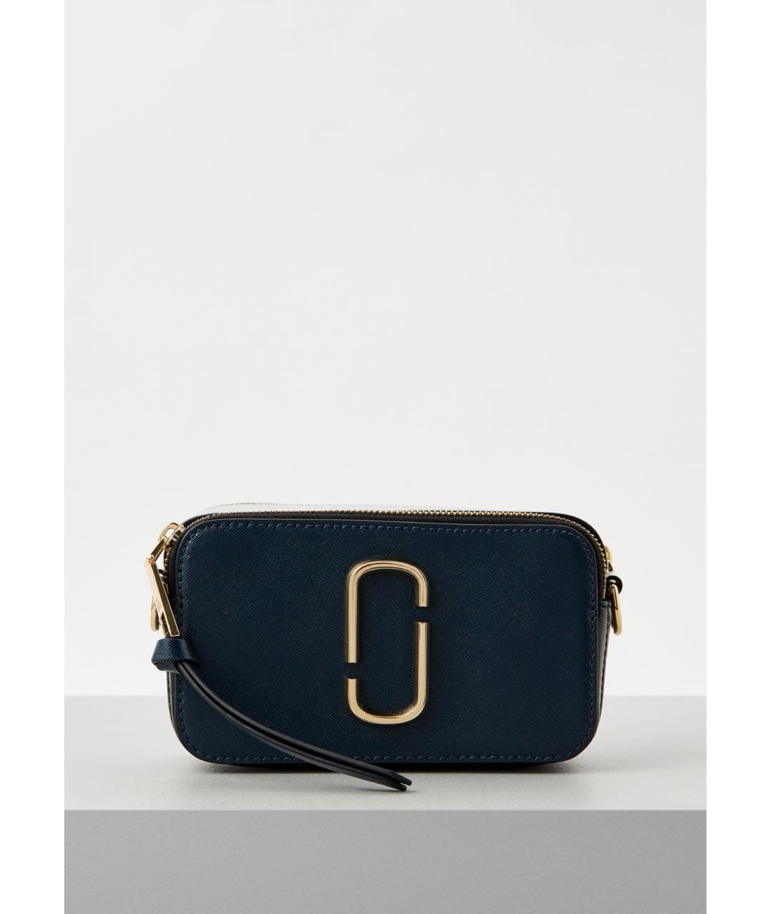 MARC JACOBS Темно-синяя кожаная сумка через плечо, фото 9