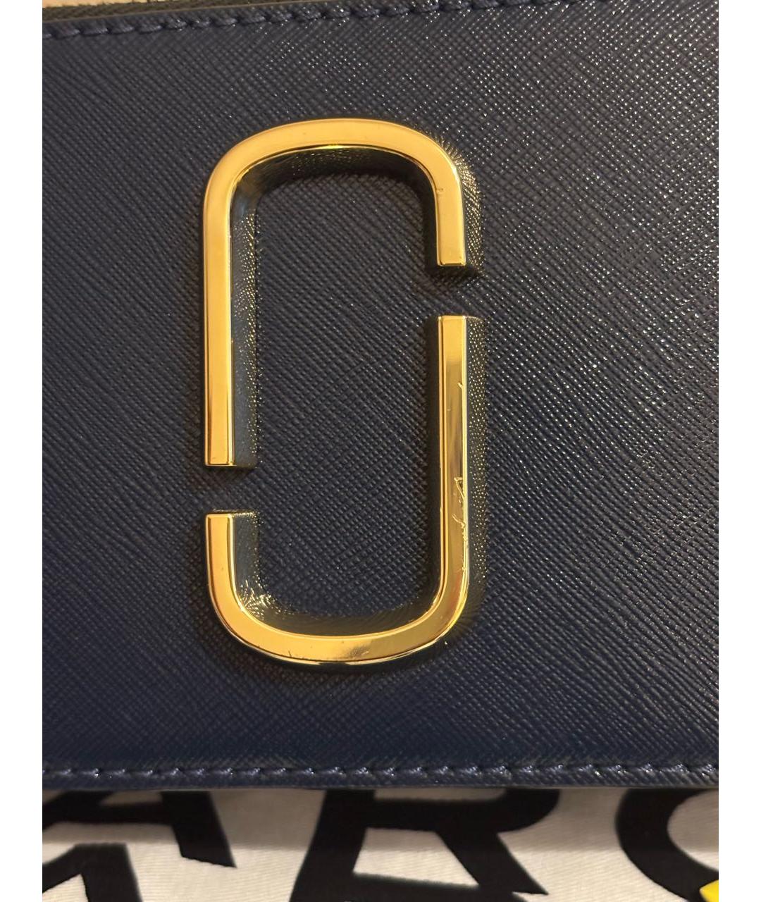 MARC JACOBS Темно-синяя кожаная сумка через плечо, фото 3