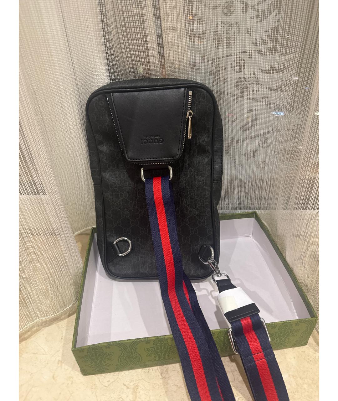 GUCCI Черная сумка на плечо, фото 3