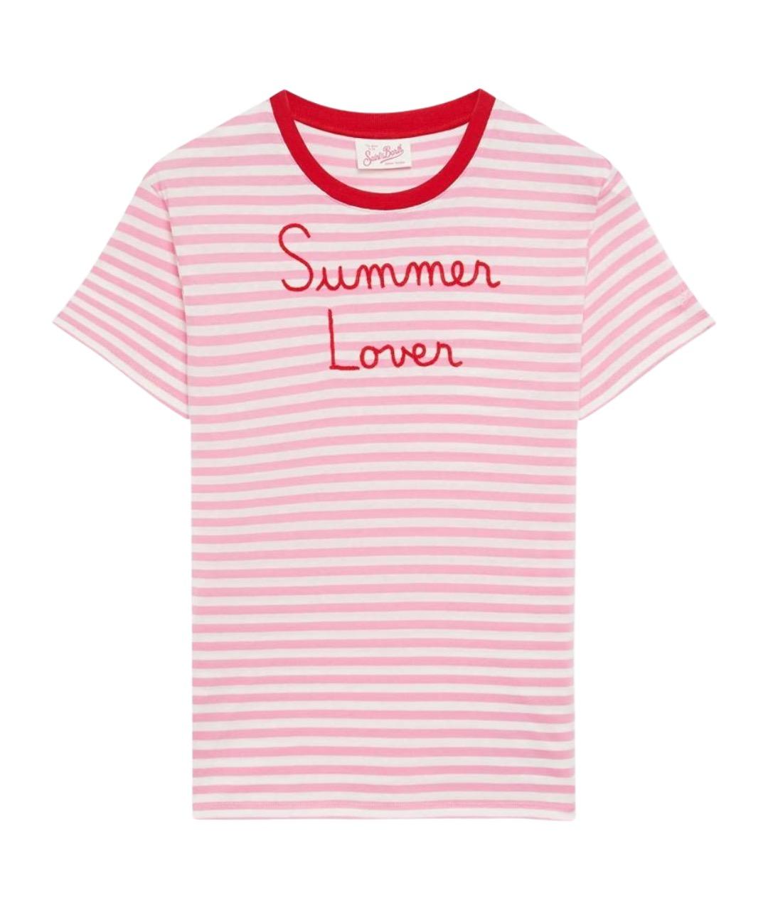 MC2 SAINT BARTH Мульти хлопковая футболка, фото 1