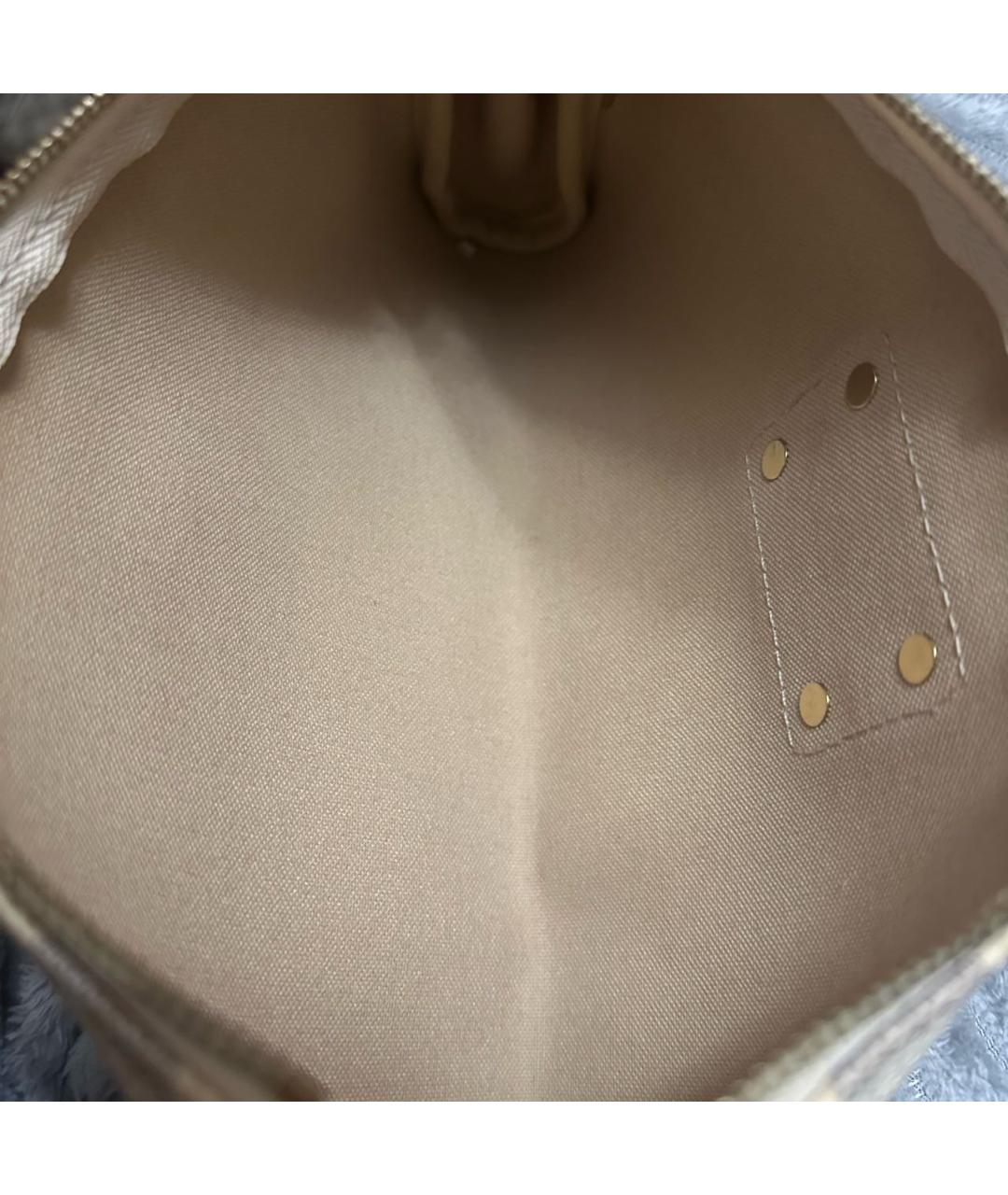 LOUIS VUITTON Белая сумка с короткими ручками, фото 6