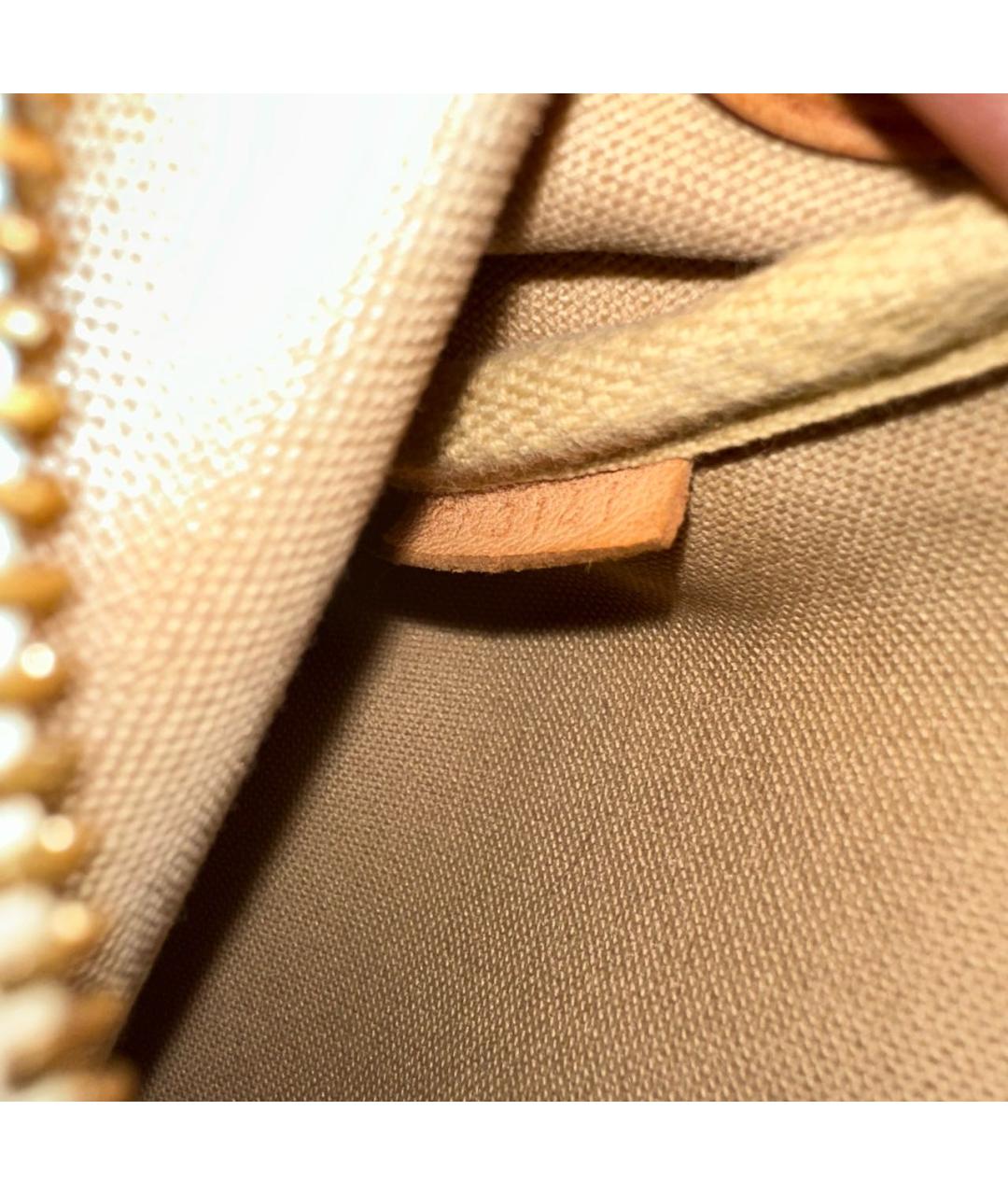 LOUIS VUITTON Белая сумка с короткими ручками, фото 5