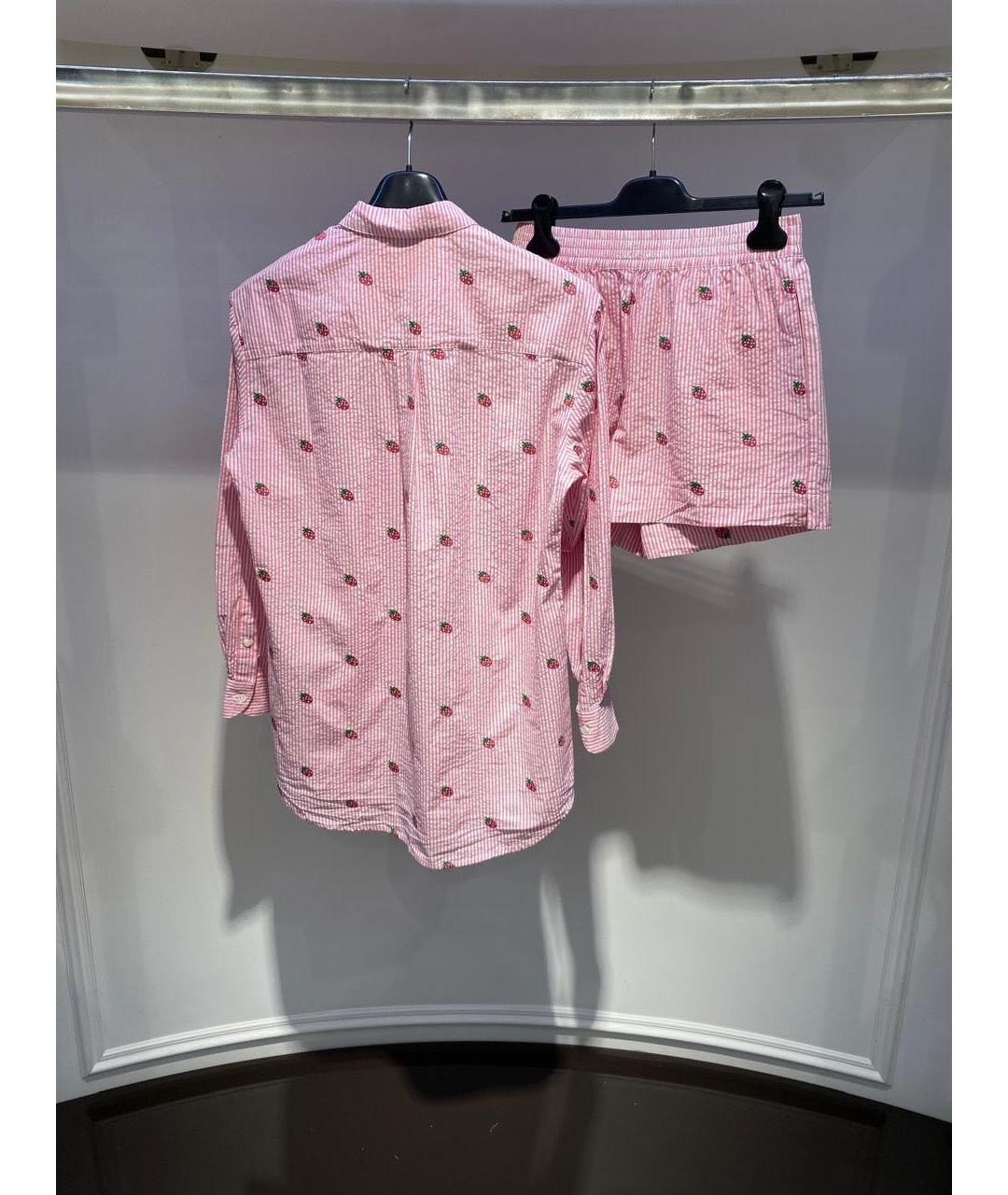 MC2 SAINT BARTH Розовый хлопковый костюм с брюками, фото 4