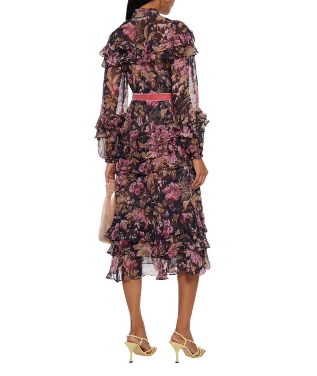 ZIMMERMANN Черное шелковое вечернее платье, фото 2