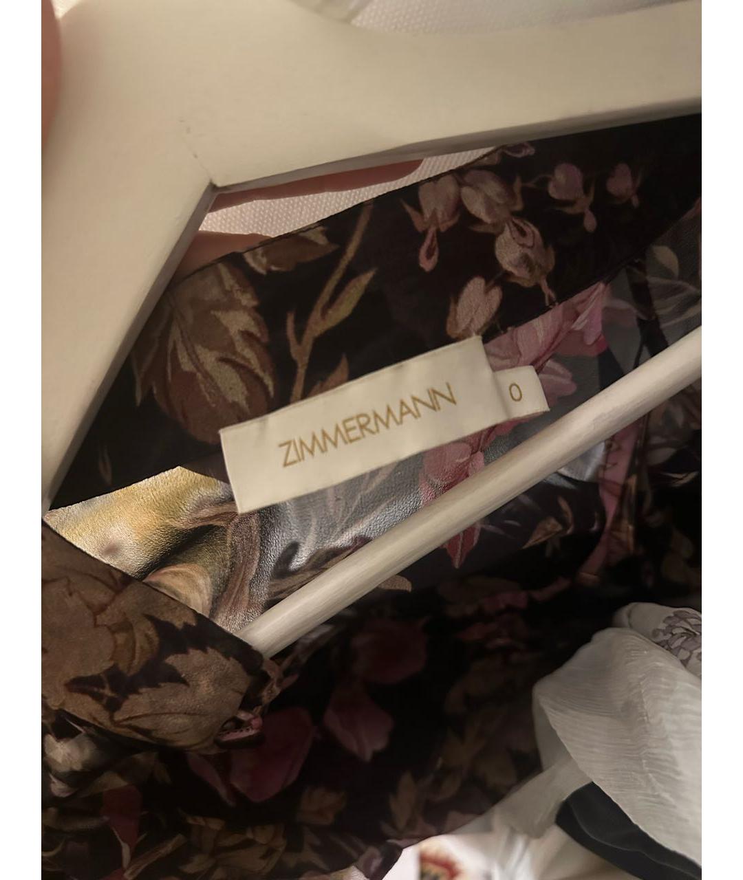 ZIMMERMANN Черное шелковое вечернее платье, фото 3