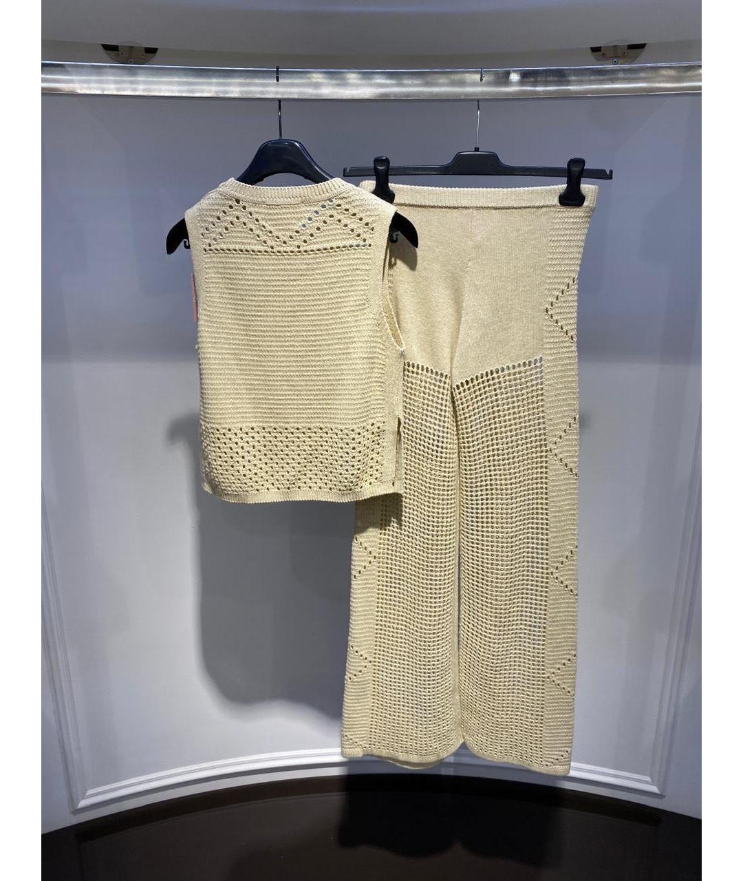 MC2 SAINT BARTH Бежевый костюм с брюками, фото 3