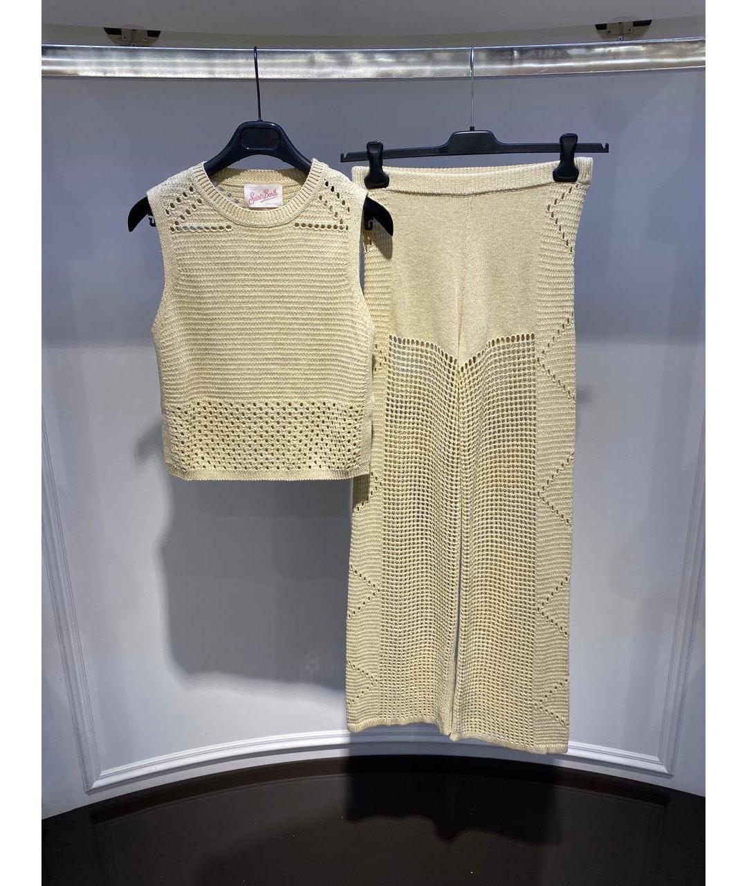 MC2 SAINT BARTH Бежевый костюм с брюками, фото 2
