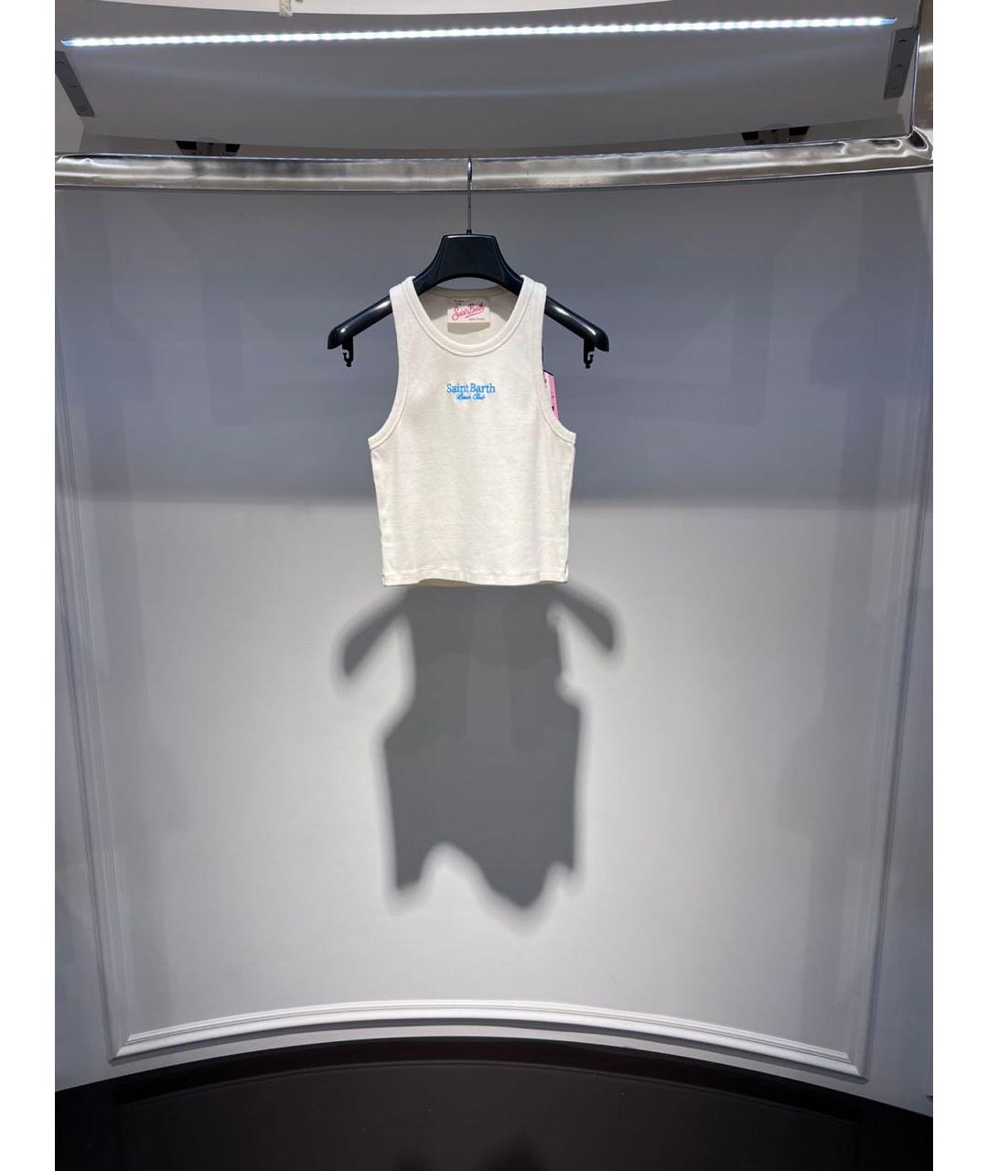 MC2 SAINT BARTH Бежевая хлопковая майка, фото 2