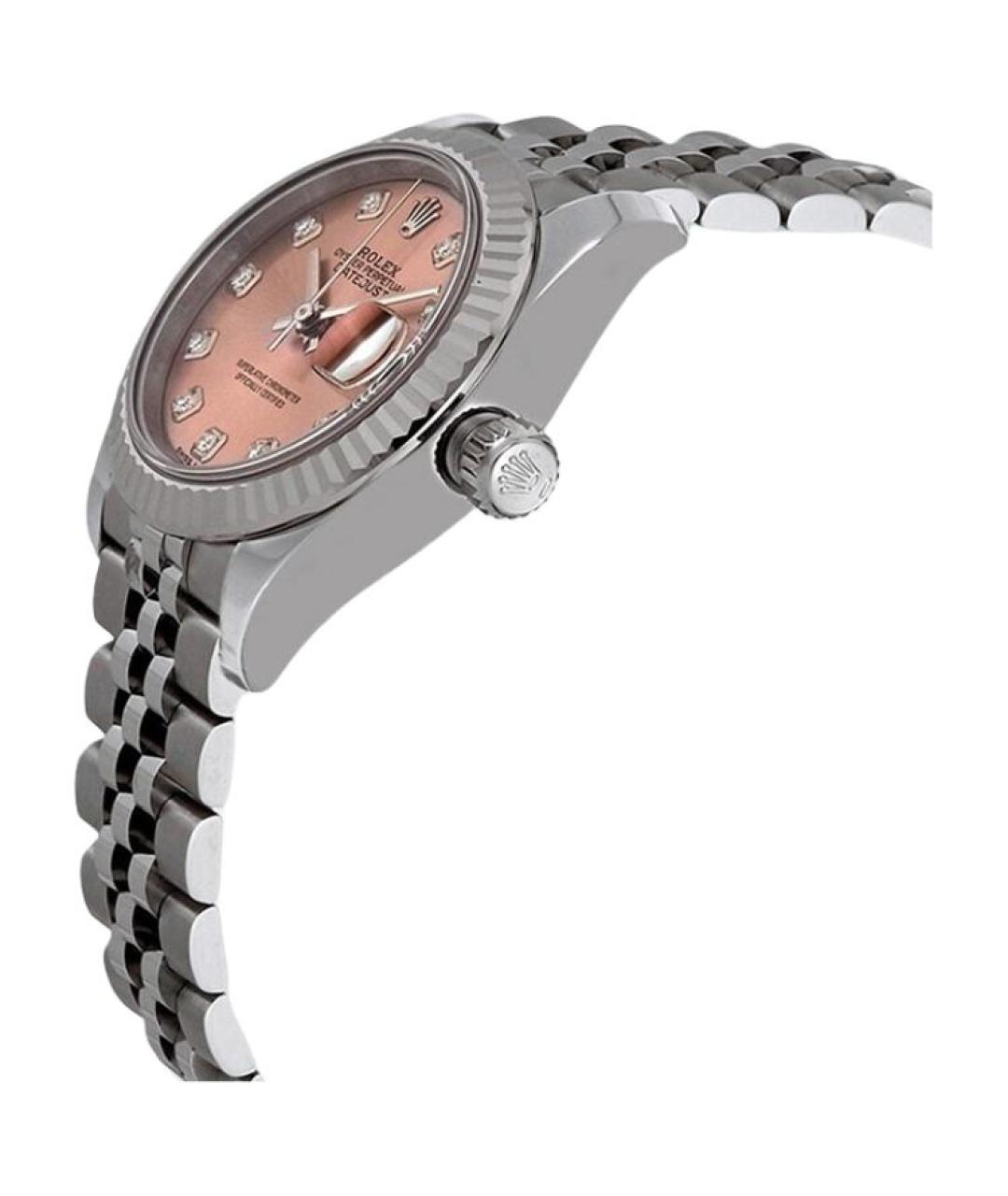 ROLEX Серебряные часы из белого золота, фото 4