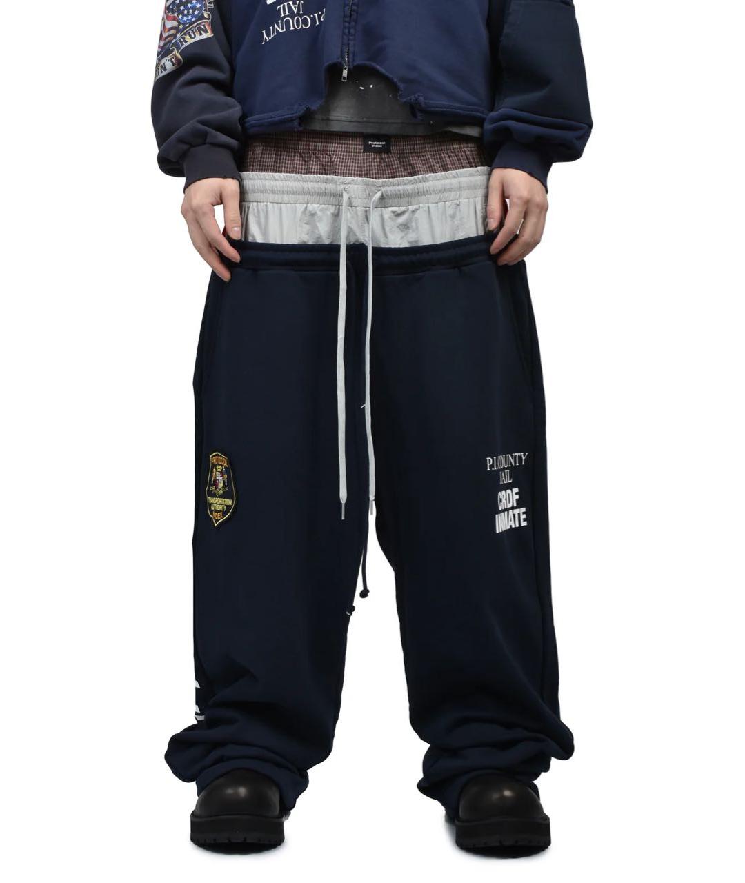 PROTOCOL INDEX Черные хлопковые повседневные брюки, фото 2