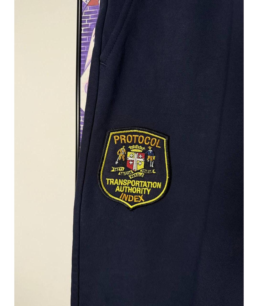 PROTOCOL INDEX Черные хлопковые повседневные брюки, фото 5