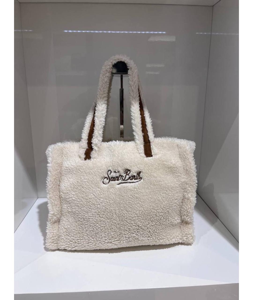 MC2 SAINT BARTH Бежевая сумка тоут, фото 4