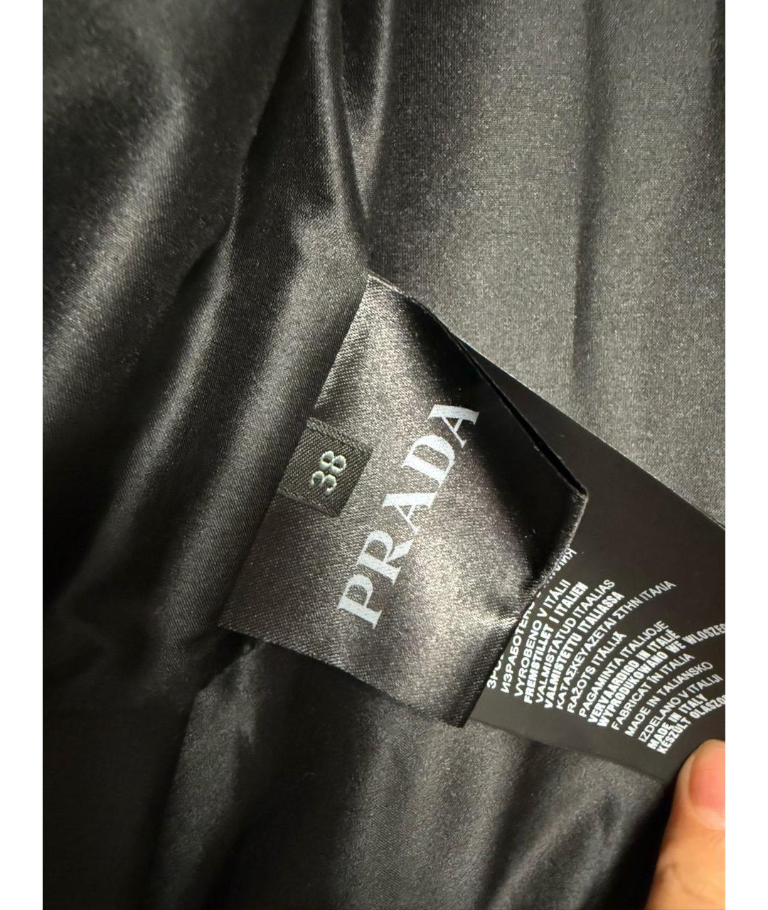 PRADA Черное повседневное платье, фото 4