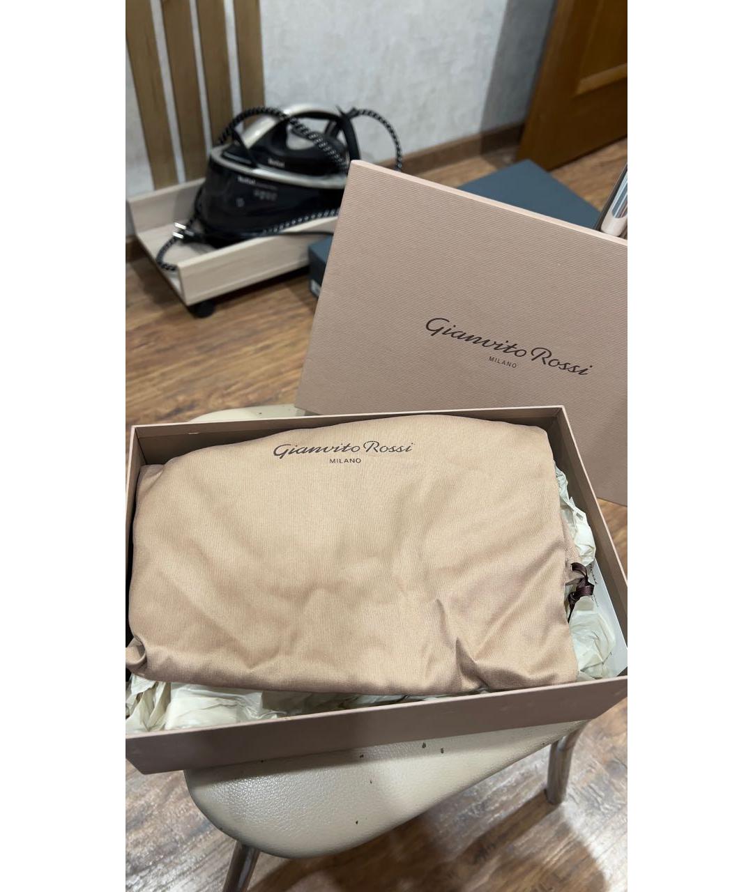 GIANVITO ROSSI Фуксия замшевые туфли, фото 5