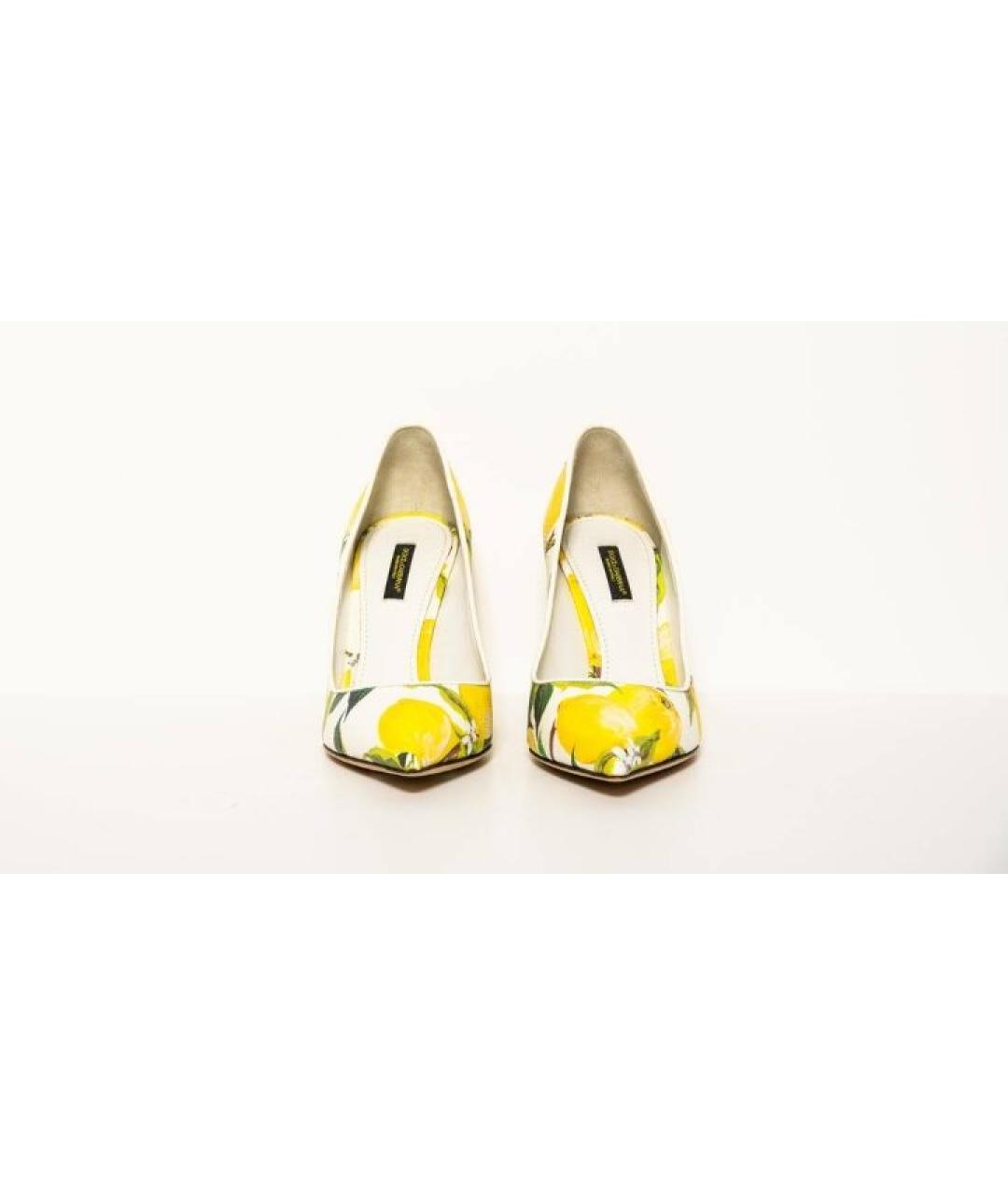 DOLCE&GABBANA Желтые туфли, фото 2
