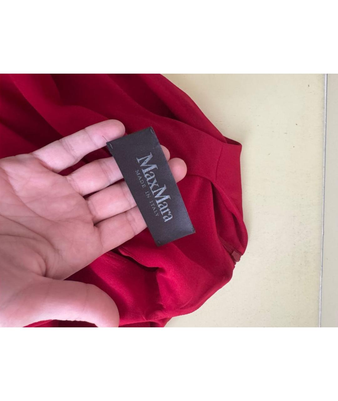 MAX MARA Красное вечернее платье, фото 7