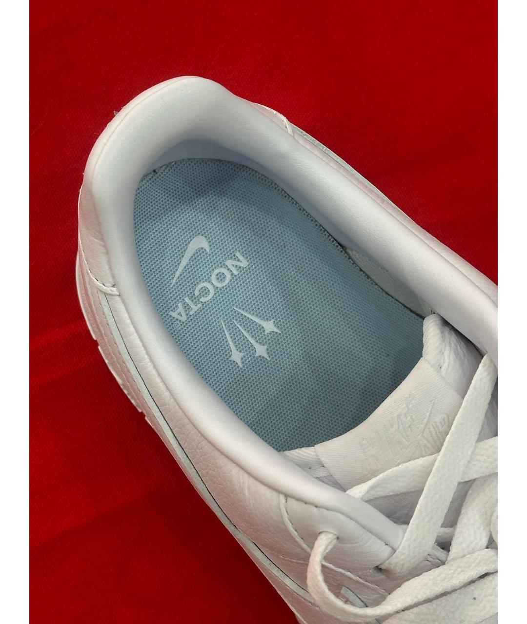 NIKE Белые кожаные низкие кроссовки / кеды, фото 8