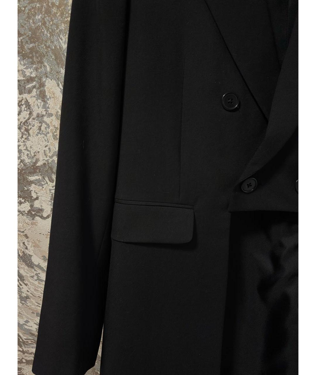 SAINT LAURENT Черный шерстяной жакет/пиджак, фото 4