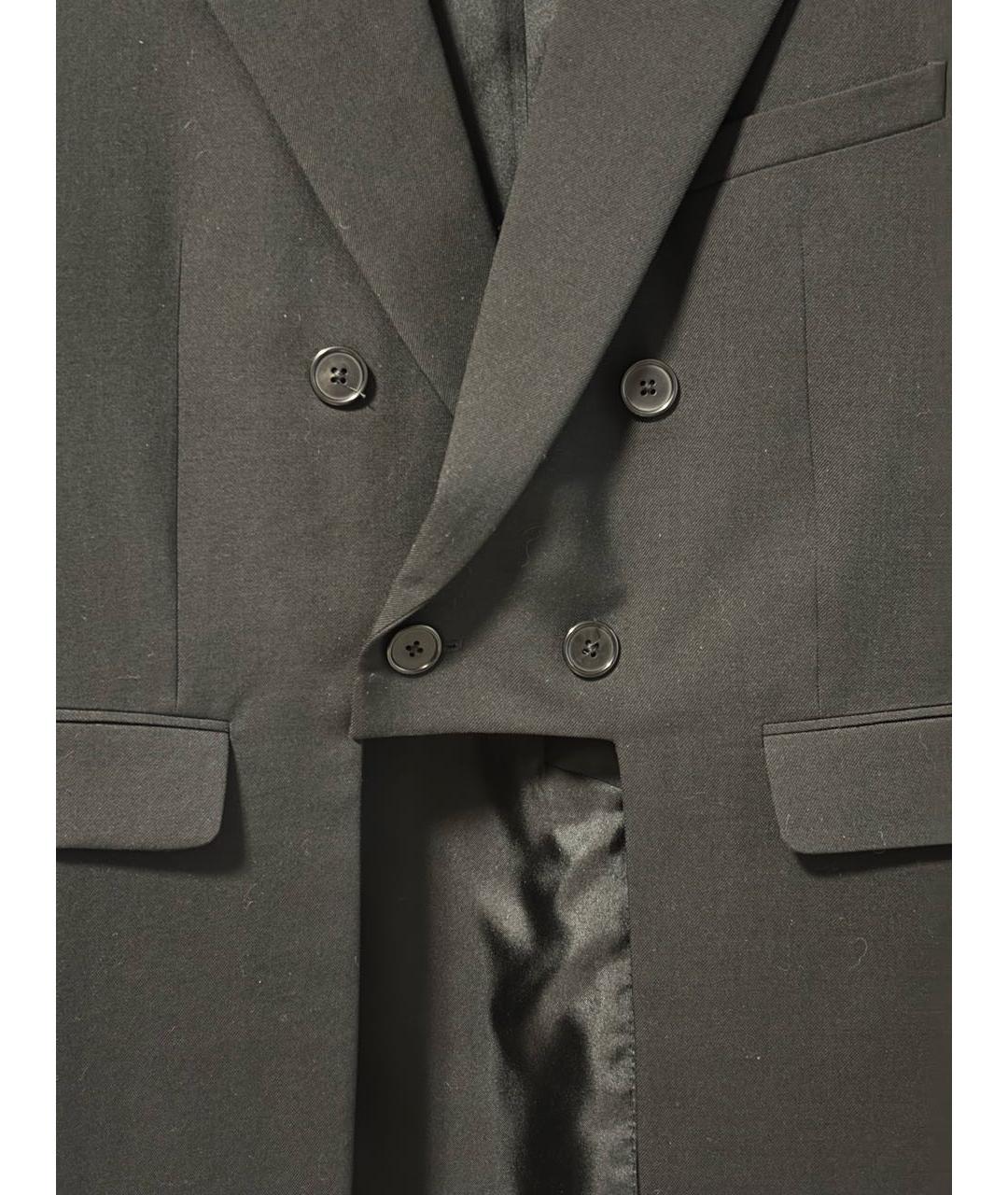 SAINT LAURENT Черный шерстяной жакет/пиджак, фото 6