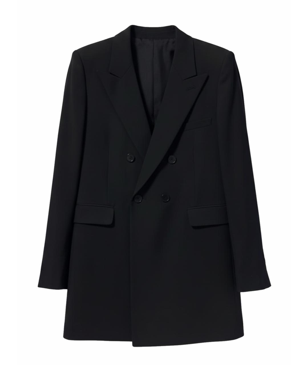 SAINT LAURENT Черный шерстяной жакет/пиджак, фото 1