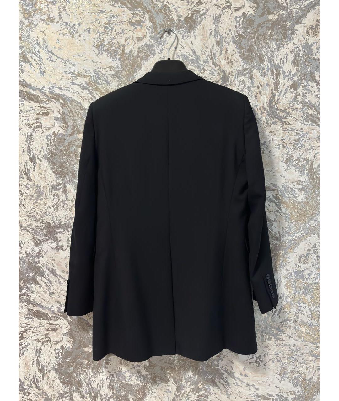 SAINT LAURENT Черный шерстяной жакет/пиджак, фото 5