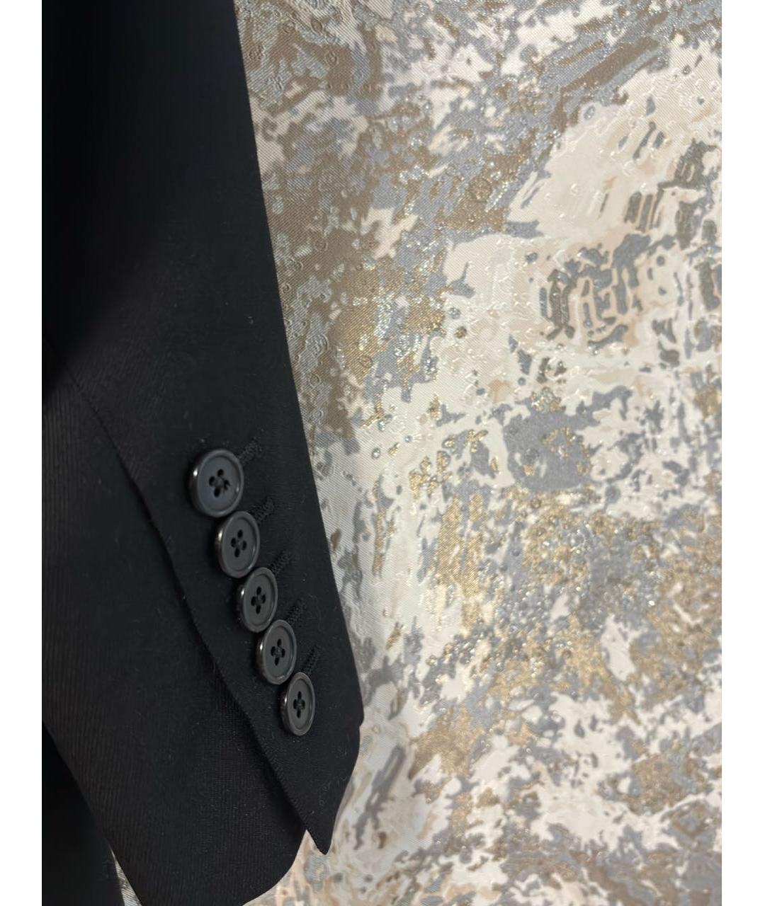 SAINT LAURENT Черный шерстяной жакет/пиджак, фото 7