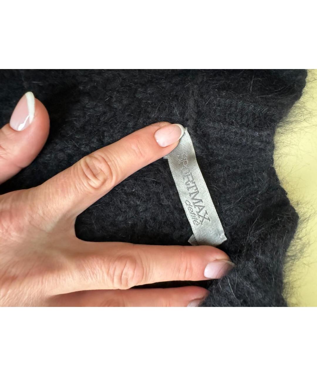 MAX MARA Синий джемпер / свитер, фото 3