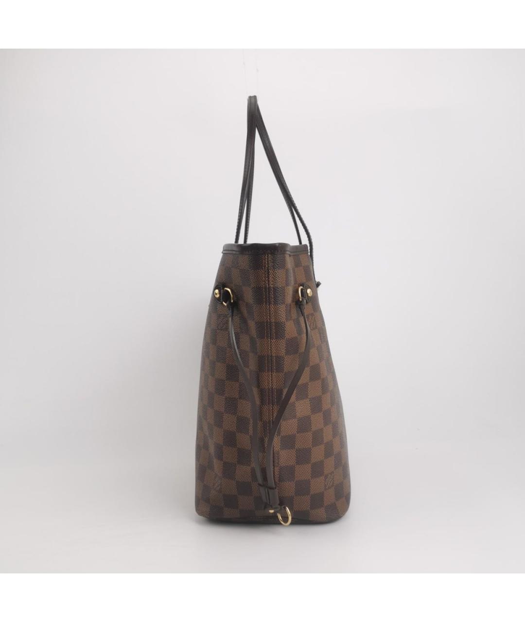 LOUIS VUITTON Коричневая кожаная сумка тоут, фото 2