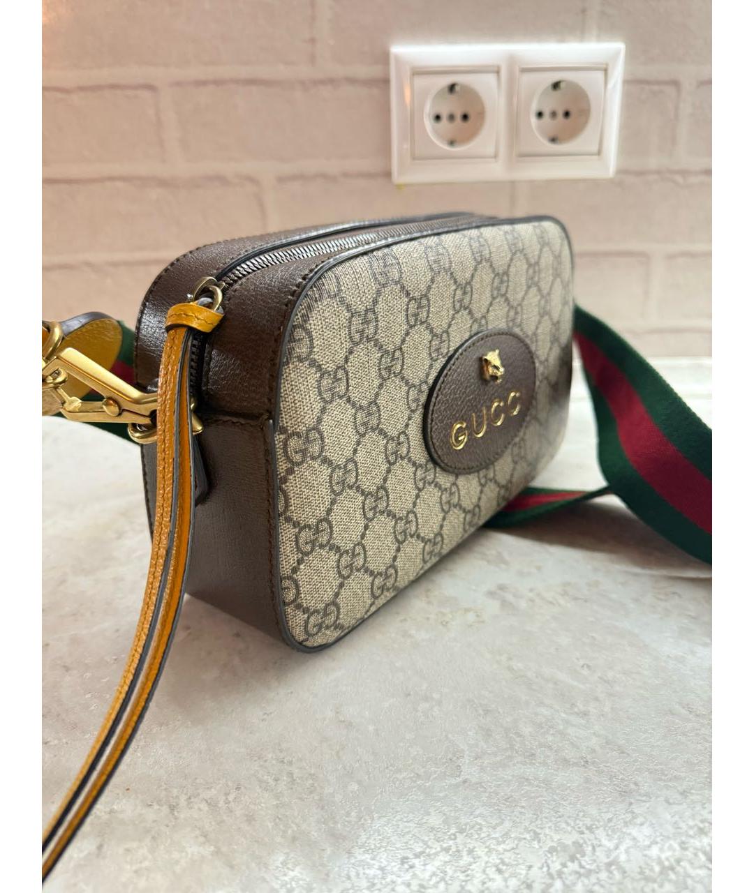 GUCCI Коричневая сумка через плечо, фото 2