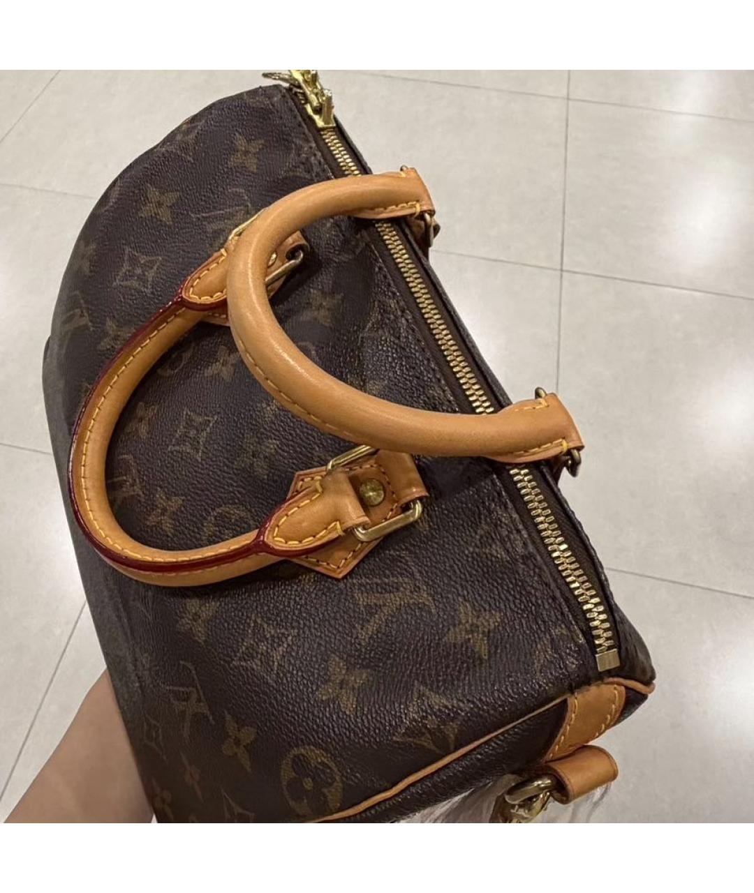 LOUIS VUITTON Коричневая сумка через плечо, фото 3