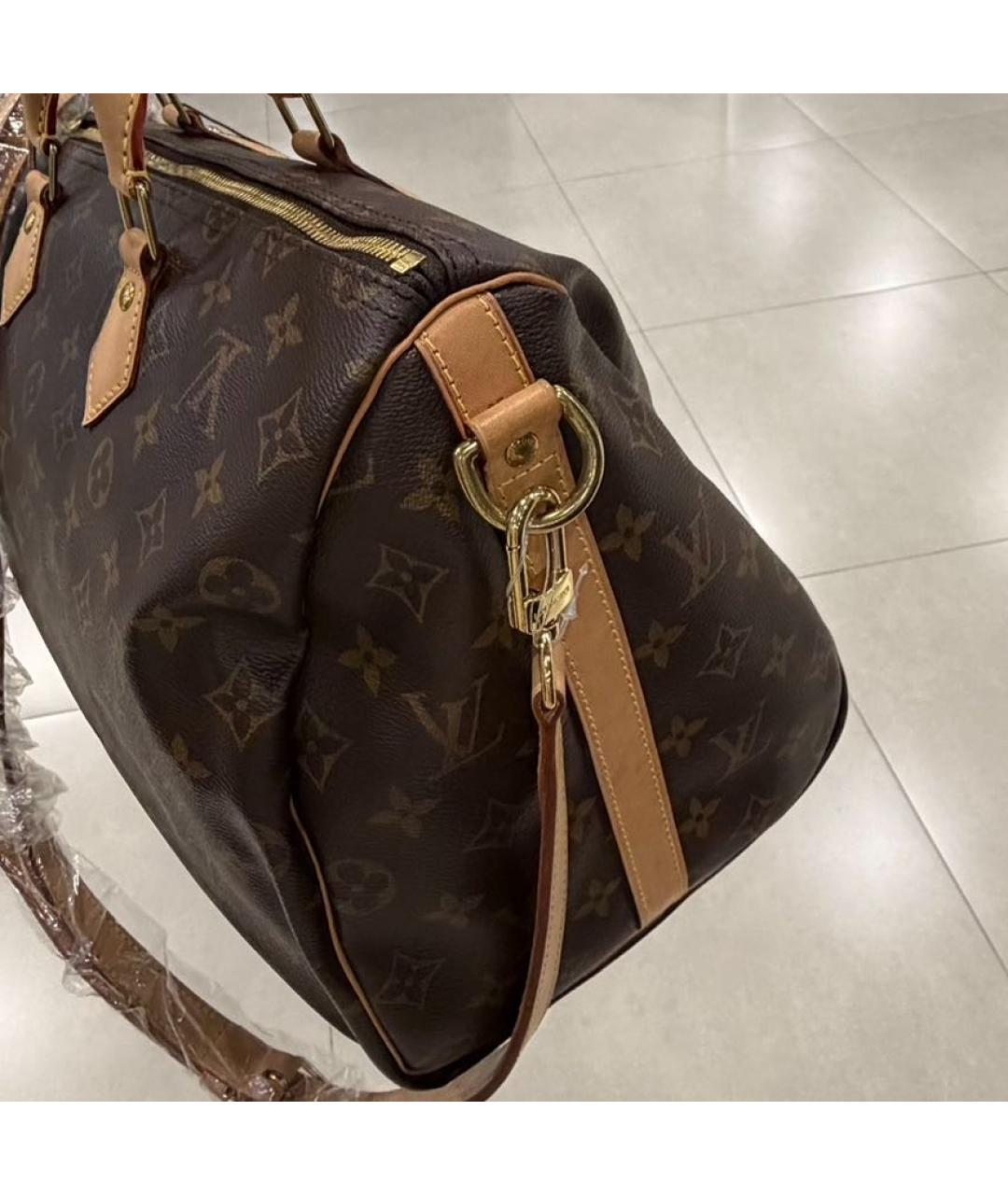 LOUIS VUITTON Коричневая сумка через плечо, фото 4