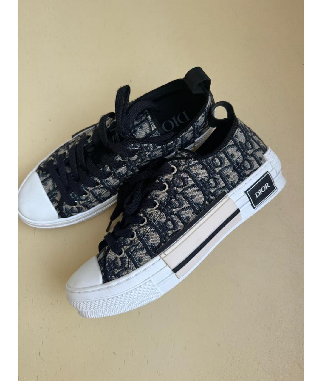 CHRISTIAN DIOR Мульти текстильные кеды, фото 6