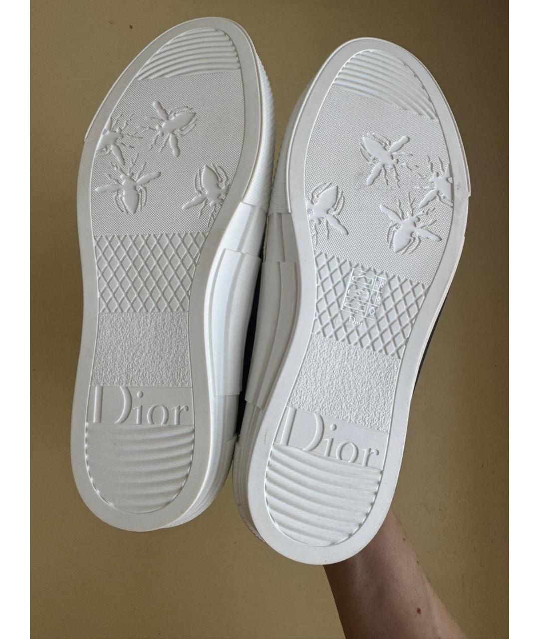 CHRISTIAN DIOR Мульти текстильные кеды, фото 2