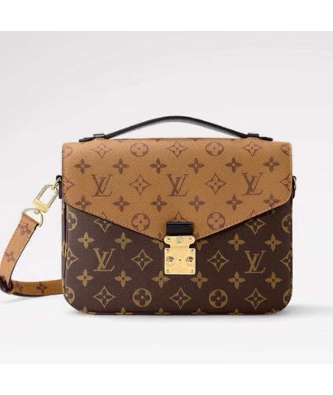 LOUIS VUITTON Коричневая сумка через плечо, фото 6