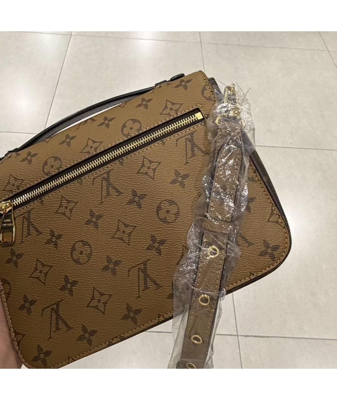 LOUIS VUITTON Коричневая сумка через плечо, фото 5