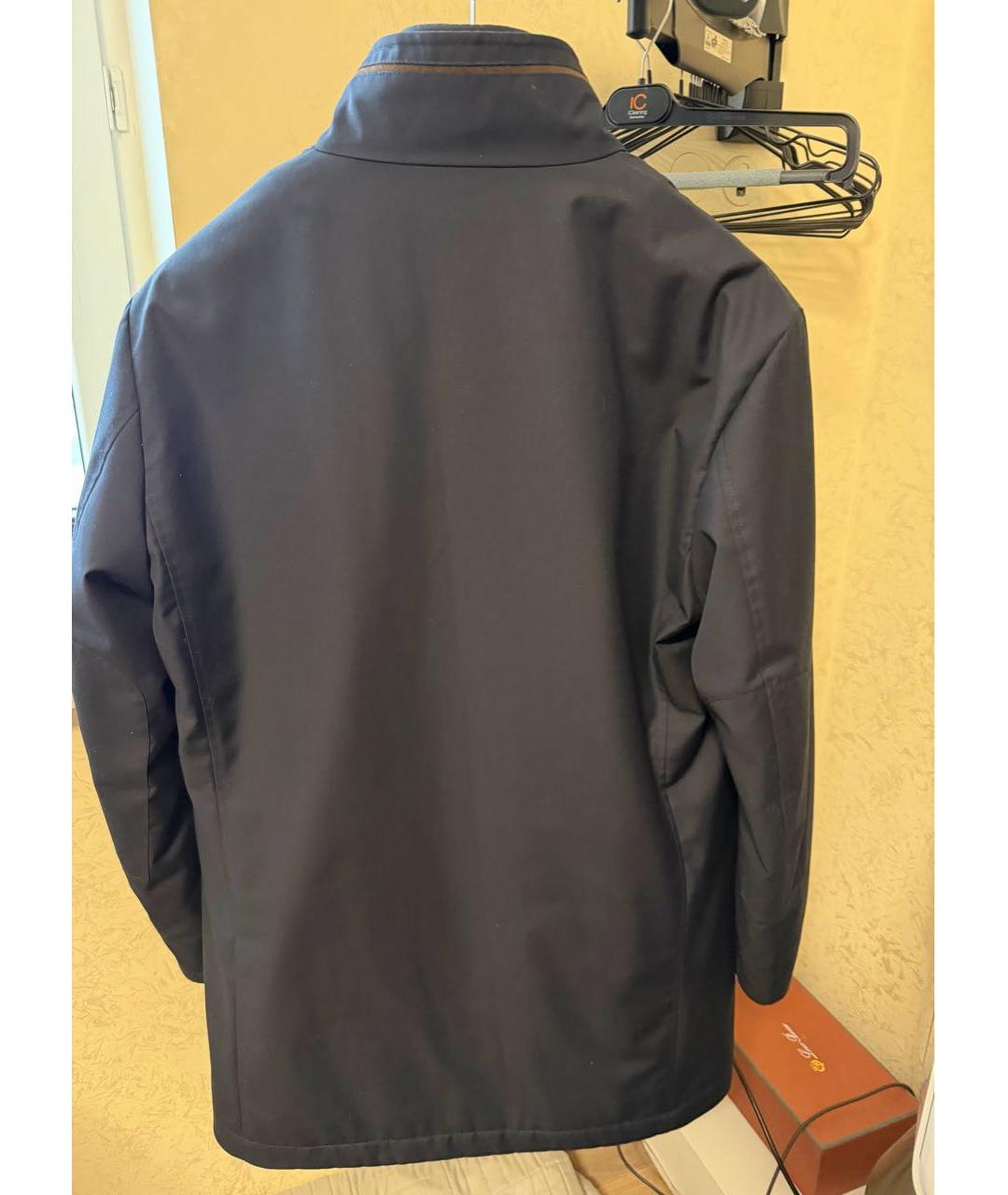 KITON Темно-синяя куртка, фото 2