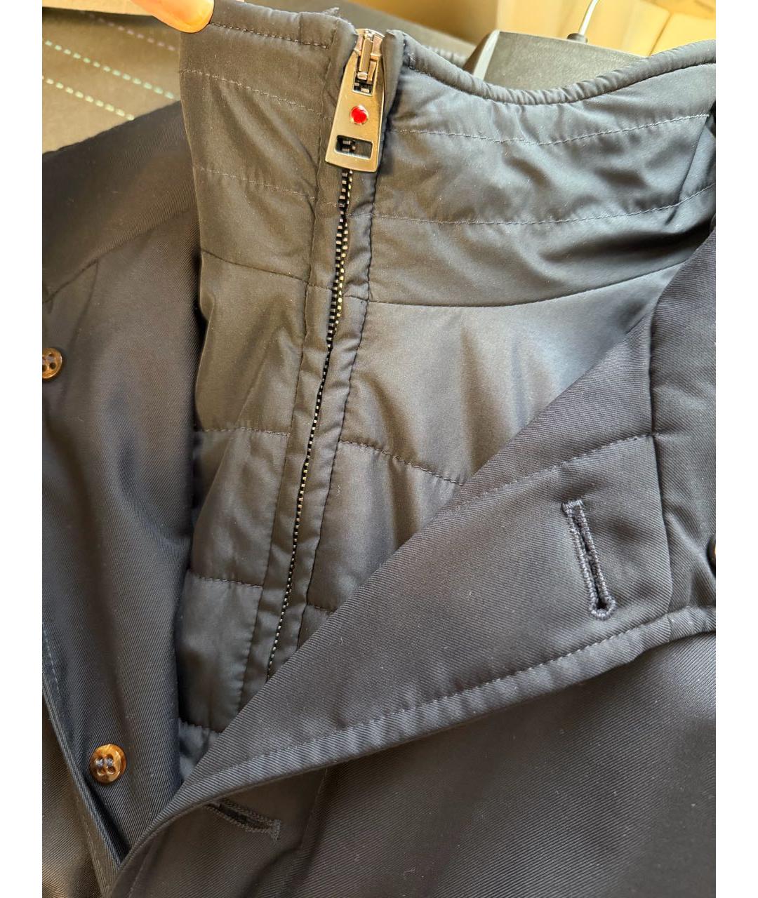 KITON Темно-синяя куртка, фото 4