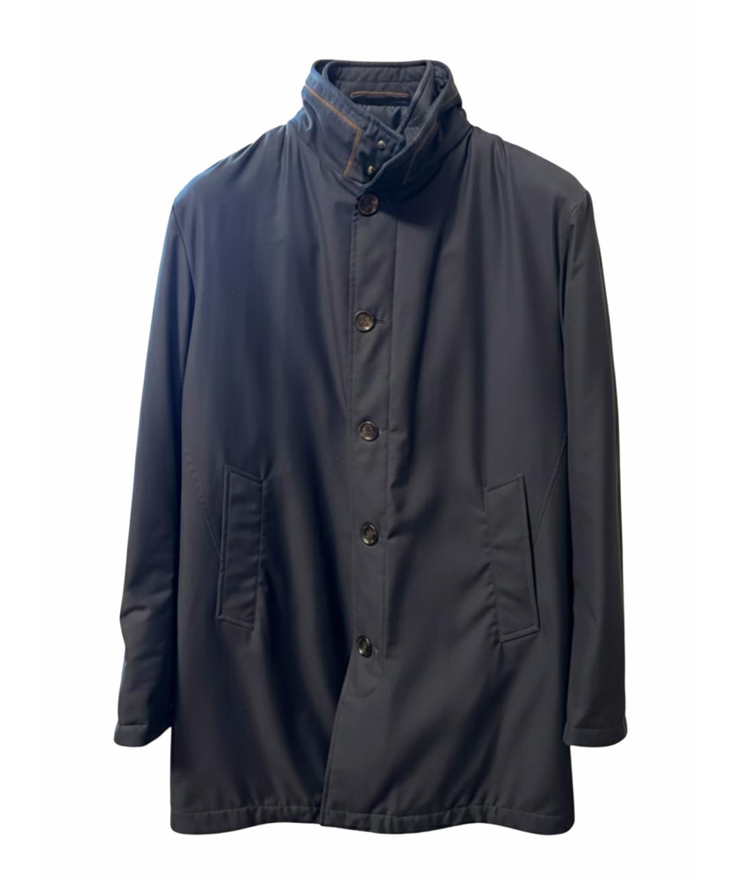 KITON Темно-синяя куртка, фото 8