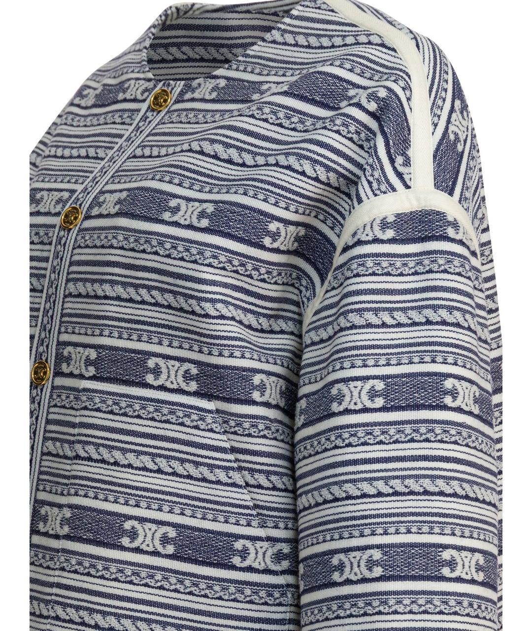 CELINE Мульти шерстяная куртка, фото 4