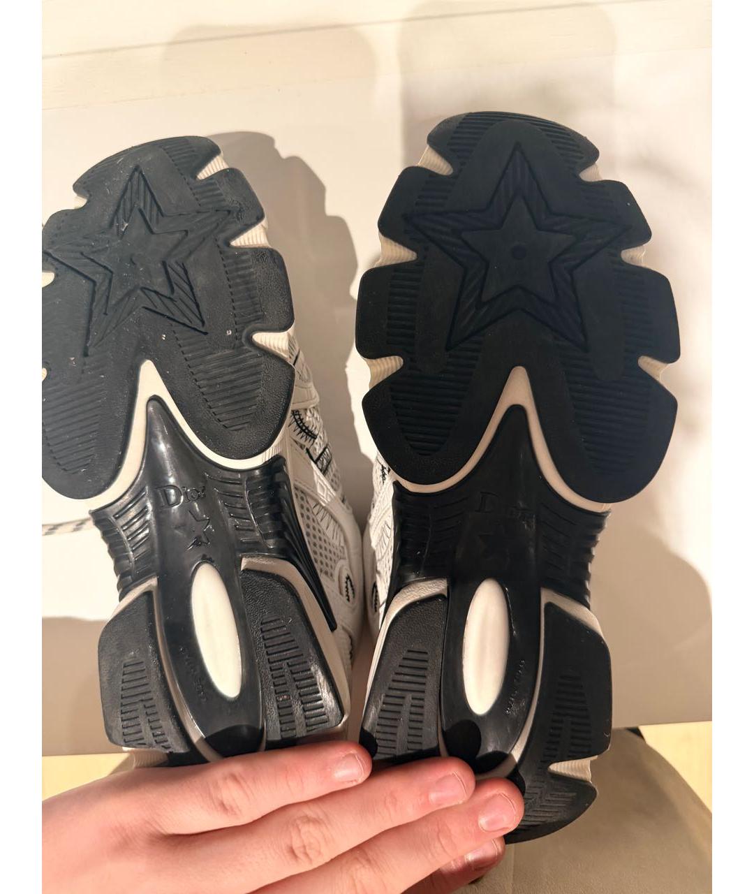 CHRISTIAN DIOR Белые текстильные кроссовки, фото 7