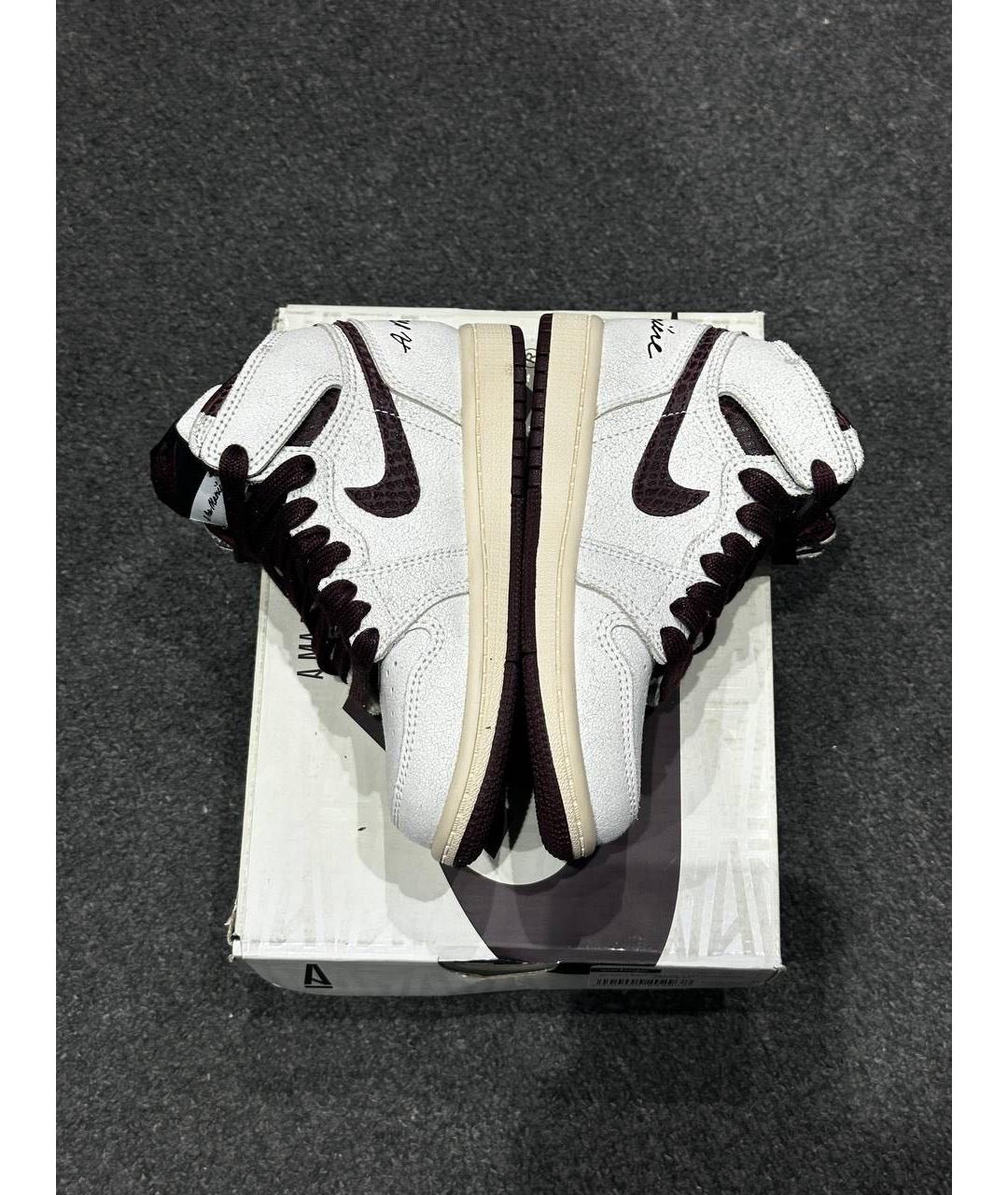 JORDAN Бежевые замшевые кеды, фото 3