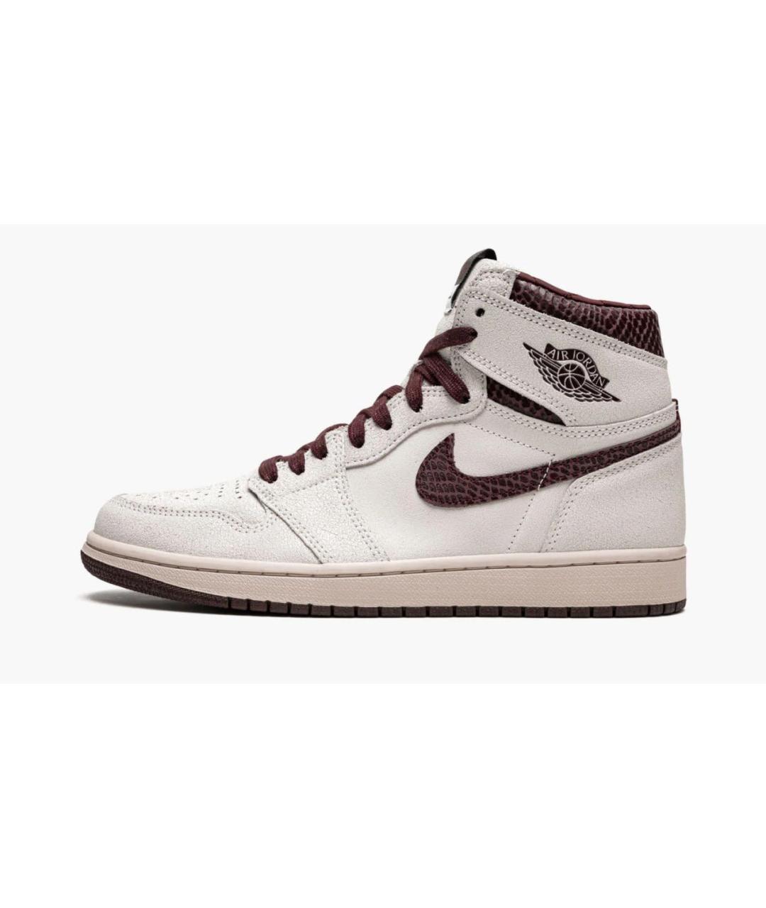 JORDAN Бежевые замшевые кеды, фото 4