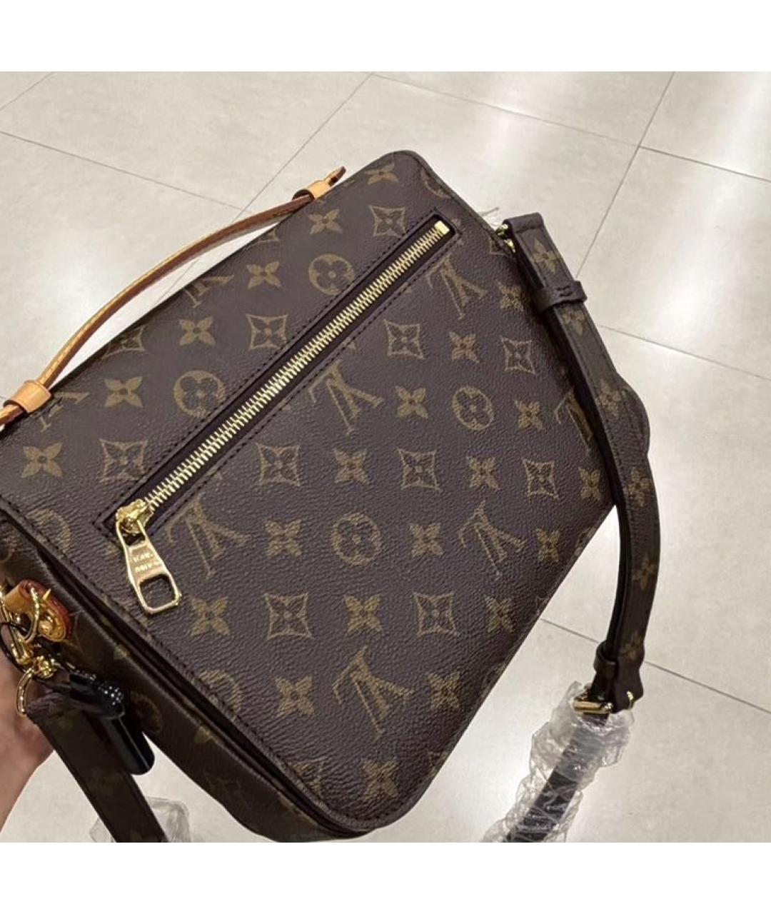 LOUIS VUITTON Коричневая сумка через плечо, фото 5