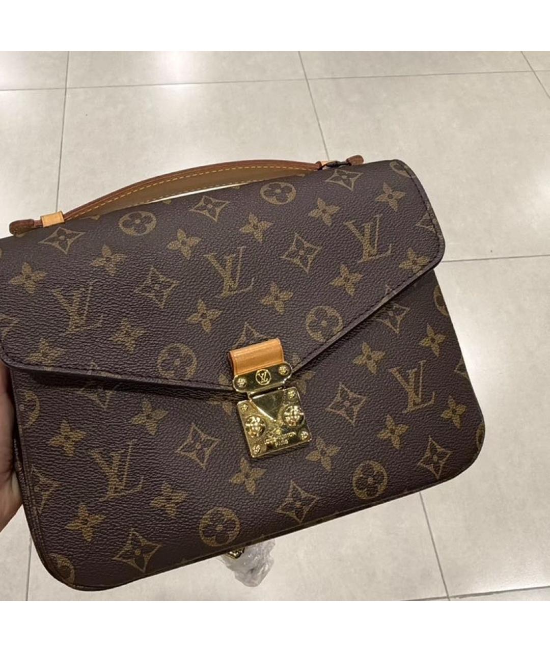 LOUIS VUITTON Коричневая сумка через плечо, фото 2