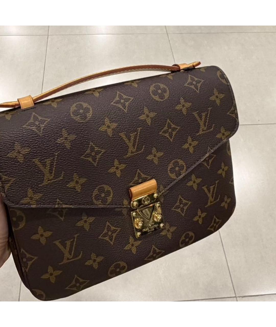 LOUIS VUITTON Коричневая сумка через плечо, фото 3