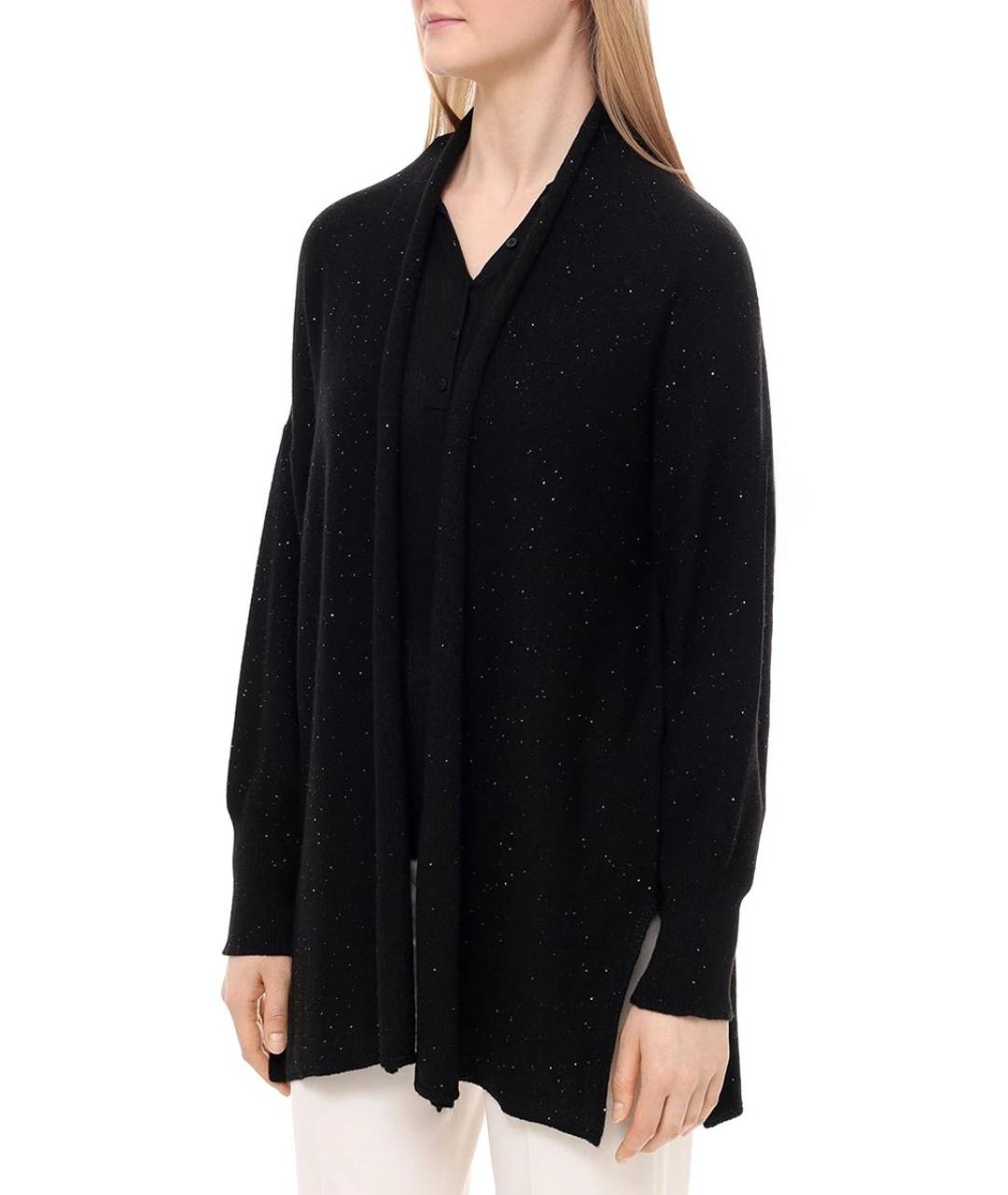 ANTONELLI FIRENZE Черный кашемировый кардиган, фото 5